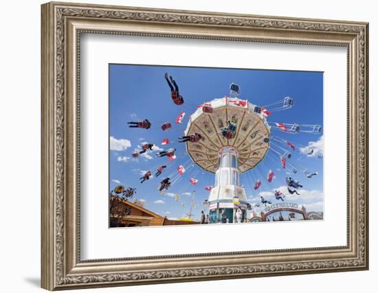 Swing Carousel, Cannstatter Wasen (Volksfest), Stuttgart, Baden Wuerttemberg, Germany, Europe-Markus Lange-Framed Photographic Print