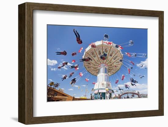 Swing Carousel, Cannstatter Wasen (Volksfest), Stuttgart, Baden Wuerttemberg, Germany, Europe-Markus Lange-Framed Photographic Print