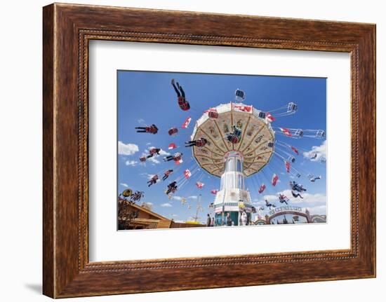 Swing Carousel, Cannstatter Wasen (Volksfest), Stuttgart, Baden Wuerttemberg, Germany, Europe-Markus Lange-Framed Photographic Print