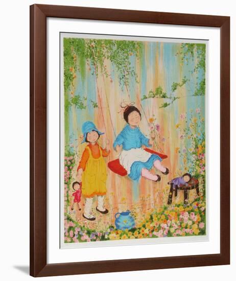 Swing Set-Mildred Barrett-Framed Collectable Print