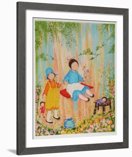 Swing Set-Mildred Barrett-Framed Collectable Print