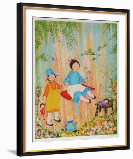 Swing Set-Mildred Barrett-Framed Collectable Print