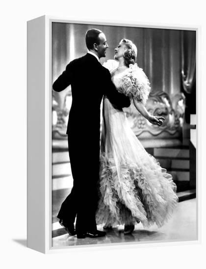 Swing Time, Fred Astaire, Ginger Rogers, 1936-null-Framed Stretched Canvas