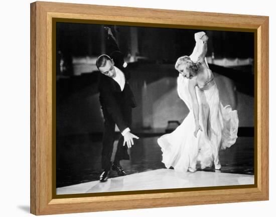 Swing Time, Fred Astaire, Ginger Rogers, 1936-null-Framed Stretched Canvas