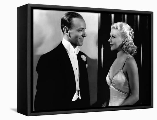 Swing Time, Fred Astaire, Ginger Rogers, 1936-null-Framed Stretched Canvas