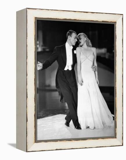 Swing Time, Fred Astaire, Ginger Rogers, 1936-null-Framed Stretched Canvas