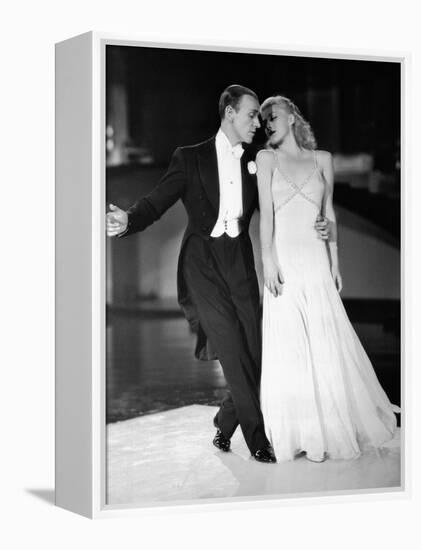 Swing Time, Fred Astaire, Ginger Rogers, 1936-null-Framed Stretched Canvas