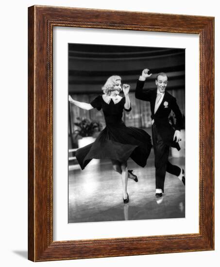 Swing Time, Ginger Rogers, Fred Astaire, 1936-null-Framed Photo