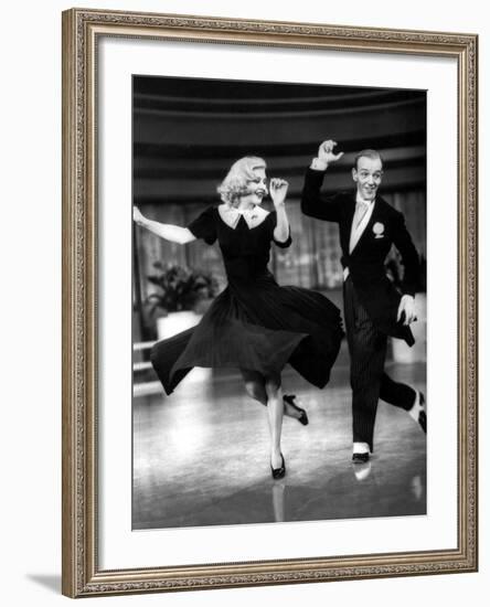 Swing Time, Ginger Rogers, Fred Astaire, 1936-null-Framed Photo