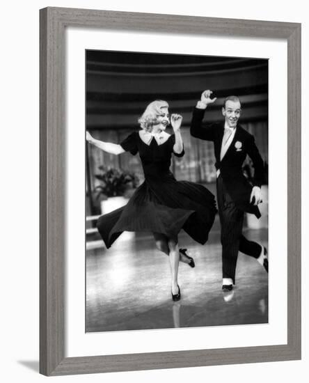 Swing Time, Ginger Rogers, Fred Astaire, 1936-null-Framed Photo