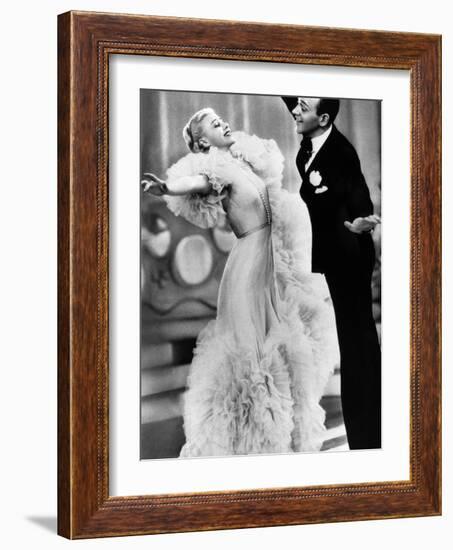 Swing Time, Ginger Rogers, Fred Astaire, 1936-null-Framed Photo