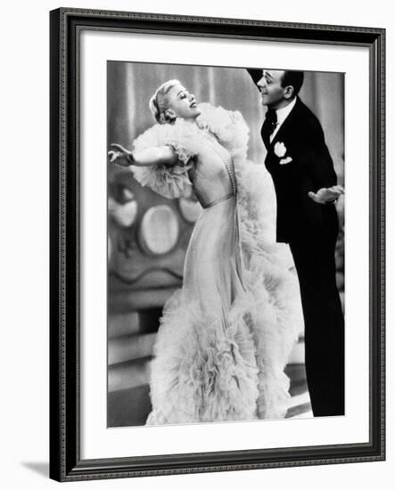 Swing Time, Ginger Rogers, Fred Astaire, 1936-null-Framed Photo