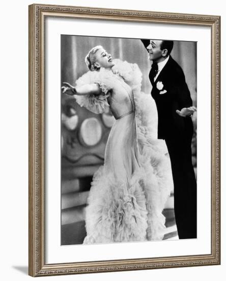 Swing Time, Ginger Rogers, Fred Astaire, 1936-null-Framed Photo