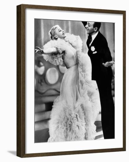 Swing Time, Ginger Rogers, Fred Astaire, 1936-null-Framed Photo