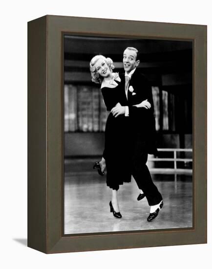 Swing Time, Ginger Rogers, Fred Astaire, 1936-null-Framed Stretched Canvas