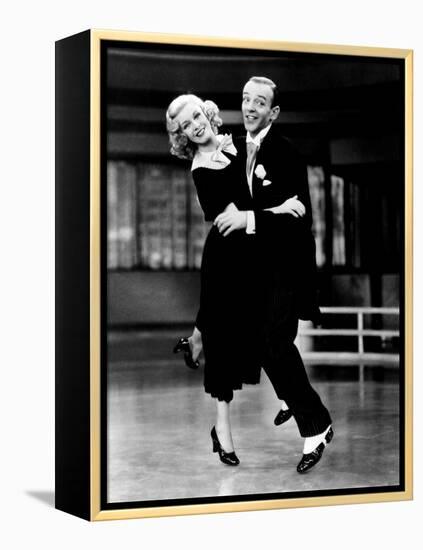 Swing Time, Ginger Rogers, Fred Astaire, 1936-null-Framed Stretched Canvas