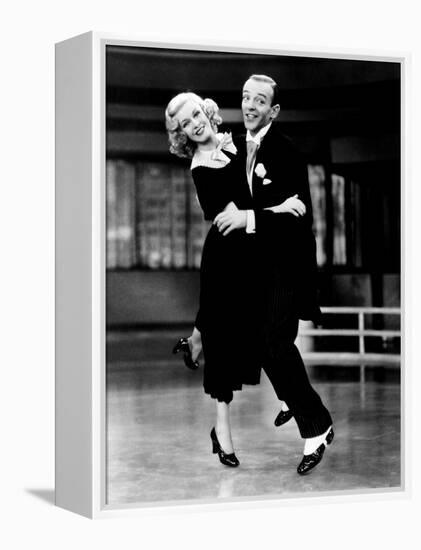 Swing Time, Ginger Rogers, Fred Astaire, 1936-null-Framed Stretched Canvas