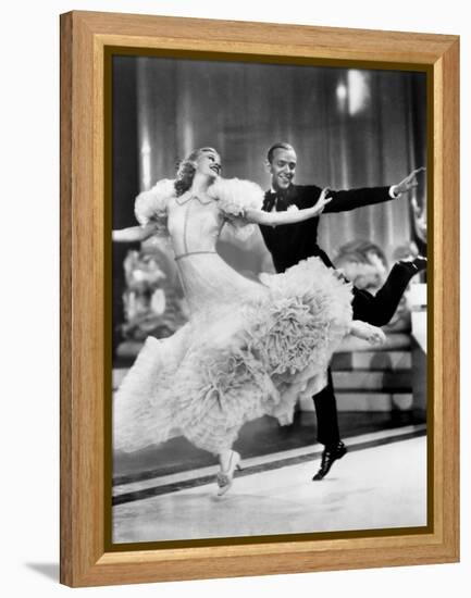 Swing Time, Ginger Rogers, Fred Astaire, 1936-null-Framed Stretched Canvas