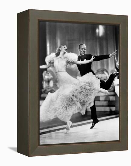 Swing Time, Ginger Rogers, Fred Astaire, 1936-null-Framed Stretched Canvas