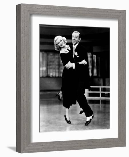 Swing Time, Ginger Rogers, Fred Astaire, 1936-null-Framed Photo