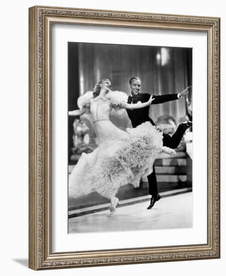 Swing Time, Ginger Rogers, Fred Astaire, 1936-null-Framed Photo