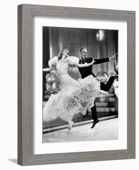 Swing Time, Ginger Rogers, Fred Astaire, 1936-null-Framed Photo