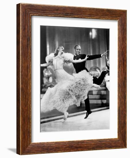 Swing Time, Ginger Rogers, Fred Astaire, 1936-null-Framed Photo