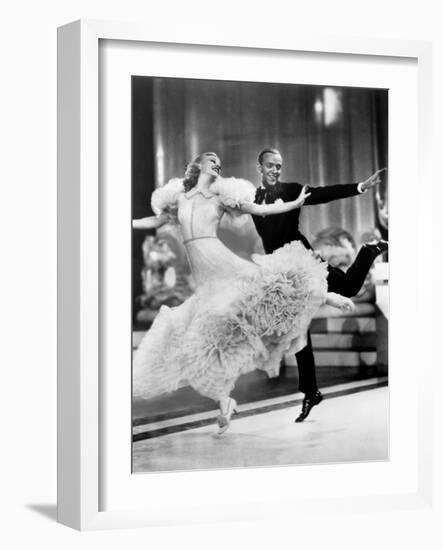 Swing Time, Ginger Rogers, Fred Astaire, 1936-null-Framed Photo