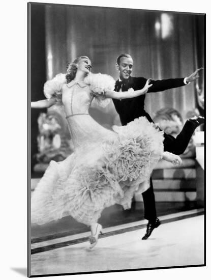 Swing Time, Ginger Rogers, Fred Astaire, 1936-null-Mounted Photo