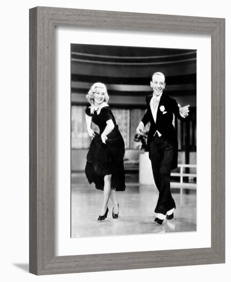 Swing Time, Ginger Rogers, Fred Astaire, 1936-null-Framed Photo