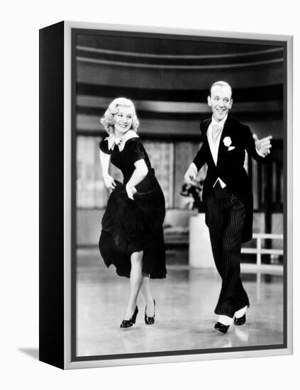 Swing Time, Ginger Rogers, Fred Astaire, 1936-null-Framed Stretched Canvas