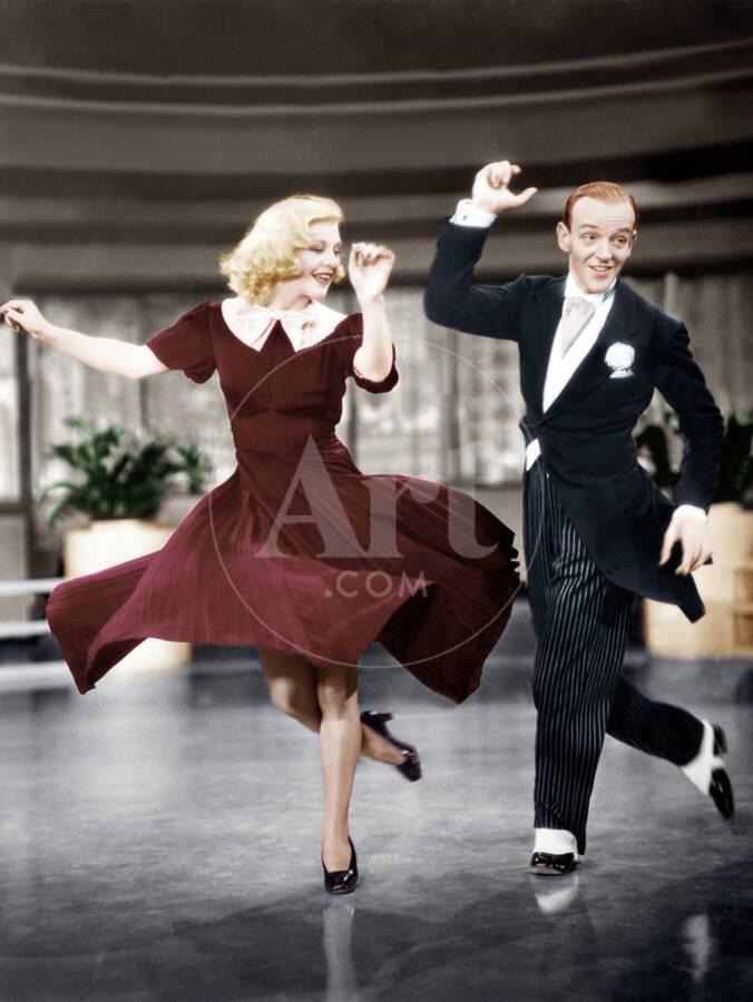 Swing Time L R Ginger Rogers Fred Astaire 1936 Photo By Art Com