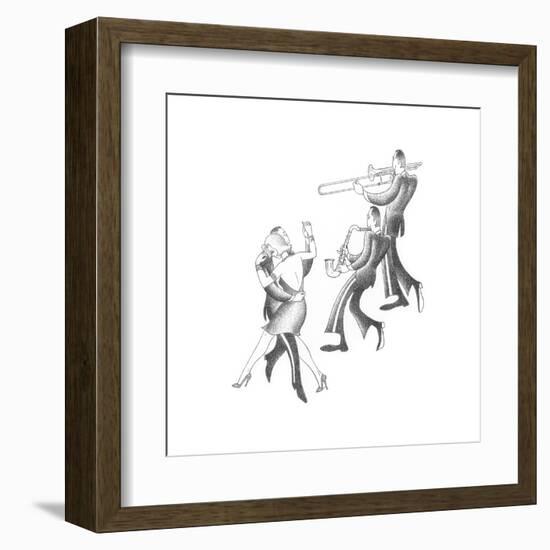 Swing to the Music-Roger Vilar-Framed Art Print