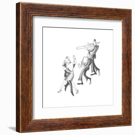 Swing to the Music-Roger Vilar-Framed Art Print