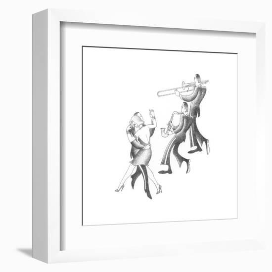 Swing to the Music-Roger Vilar-Framed Art Print