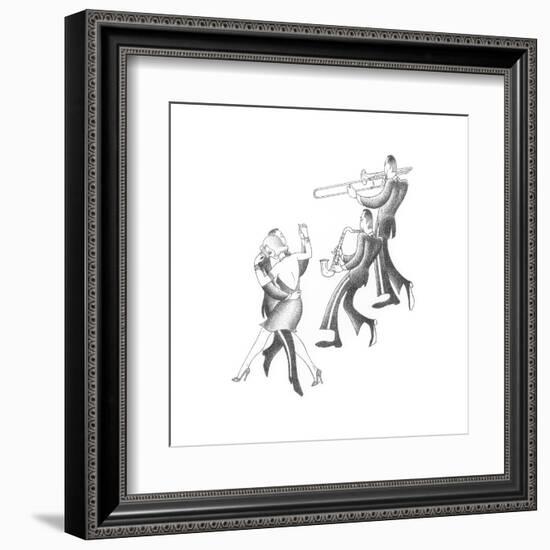 Swing to the Music-Roger Vilar-Framed Art Print