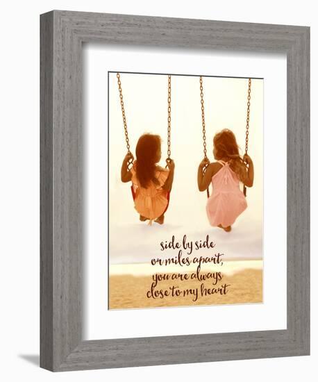 Swing Together, Side by Side-Betsy Cameron-Framed Art Print