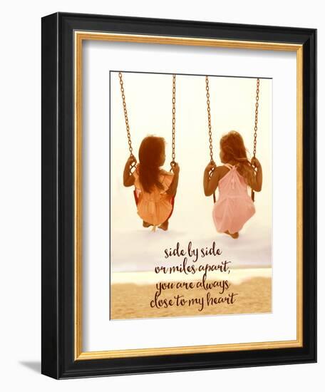 Swing Together, Side by Side-Betsy Cameron-Framed Art Print