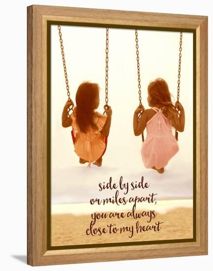 Swing Together, Side by Side-Betsy Cameron-Framed Stretched Canvas