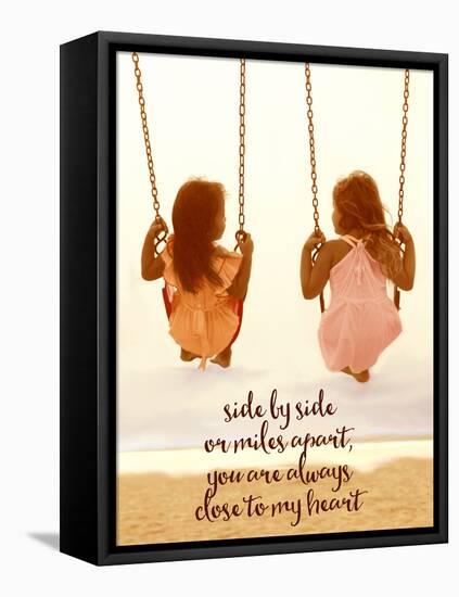 Swing Together, Side by Side-Betsy Cameron-Framed Stretched Canvas