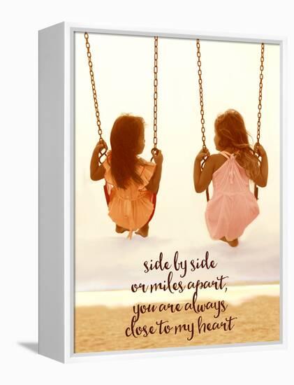 Swing Together, Side by Side-Betsy Cameron-Framed Stretched Canvas