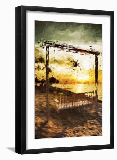 Swinging Chair I - In the Style of Oil Painting-Philippe Hugonnard-Framed Giclee Print
