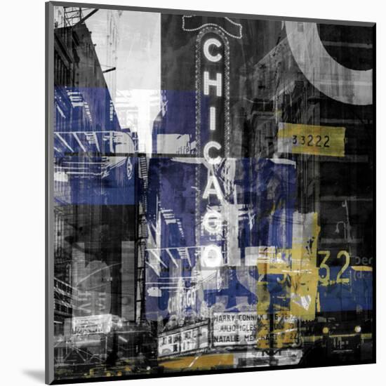 Swinging Chicago-Sven Pfrommer-Mounted Art Print