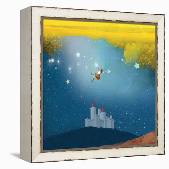 Swinging Through Stars-Nancy Tillman-Framed Stretched Canvas