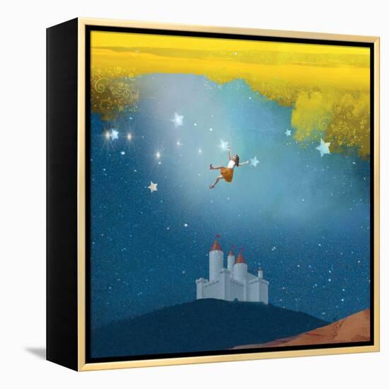 Swinging Through Stars-Nancy Tillman-Framed Stretched Canvas