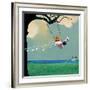 Swinging-Nancy Tillman-Framed Art Print