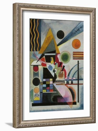 Swinging-Wassily Kandinsky-Framed Giclee Print