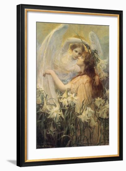 Swinstead, Two Angels-null-Framed Giclee Print