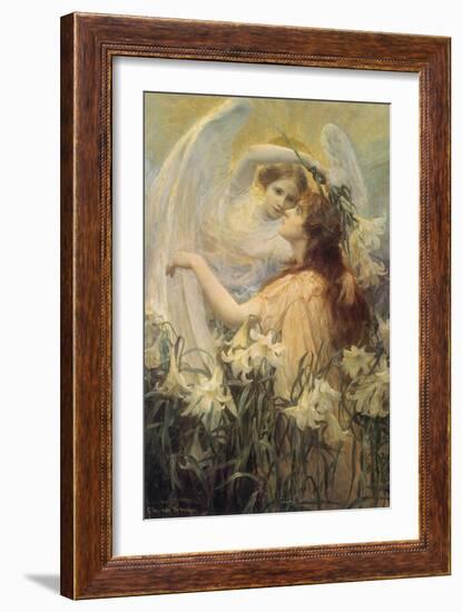 Swinstead, Two Angels-null-Framed Giclee Print