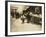 Swiping behind the Cop's Back, Boston, Massachusetts, c.1909-Lewis Wickes Hine-Framed Photo